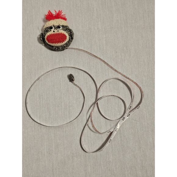 Lantern Moon- Crochet Designed Animals Tape Measure Monkey - Fabric Tape Measure - Picture 3 of 12